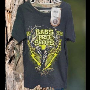 NWT Boy's Bass Pro Shop Long Sleeve‎ Camo Size S (B4)